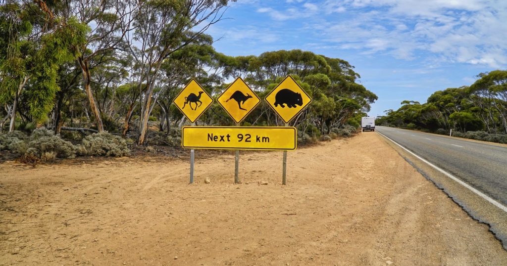 Australian road signs.